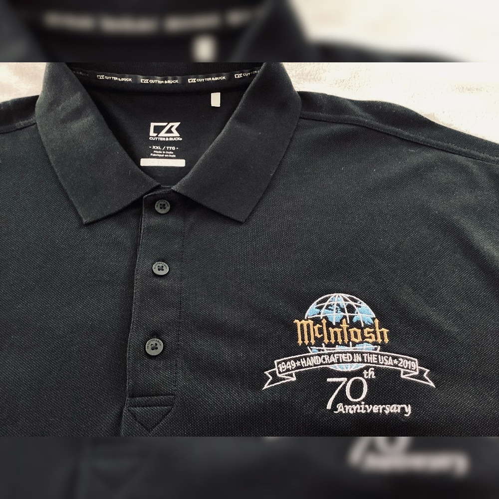 Mens Polo Size XXL |  Collector’sEdition | McIntosh Speakers 70th Anniversary